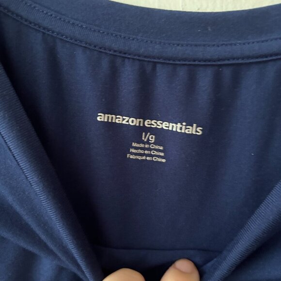 Amazon Activewear T-shirt Womens Large Blue Athletic Top Short Sleeve Tee - Picture 2 of 4